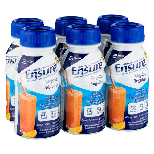Ensure Meal Replacement Shake Orange Cream 6 X 235 ml