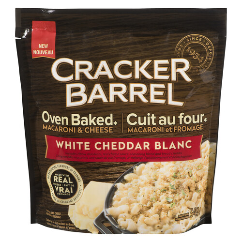 Cracker Barrel Oven Baked Mac & Cheese White Cheddar 349 g