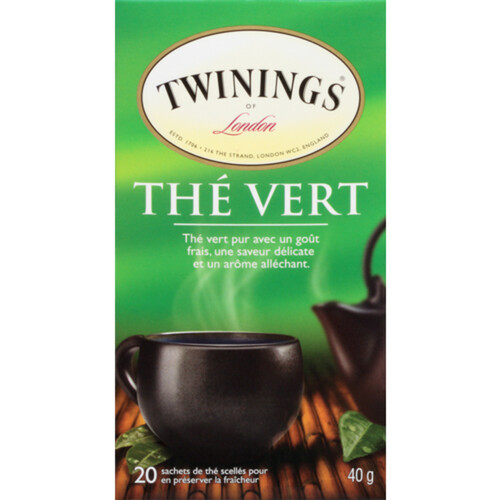Twinings Green Tea Pure 20 Tea Bags 