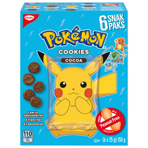 Christie Pokemon Cocoa Snack Packs 150 g