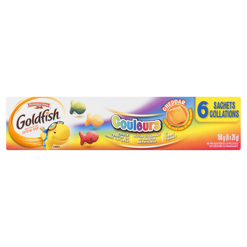 Pepperidge Farm Goldfish Crackers Colours Cheddar 6 x 26 g