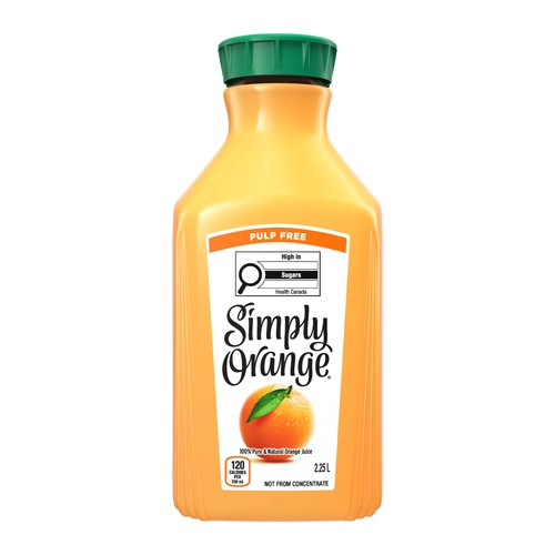 Simply Orange Juice Pulp Free 2.25 L