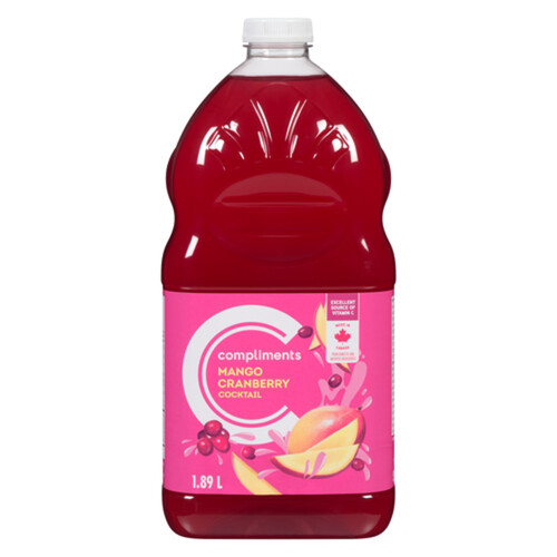 Compliments Cocktail Cranberry Mango 1.89 L (bottle)