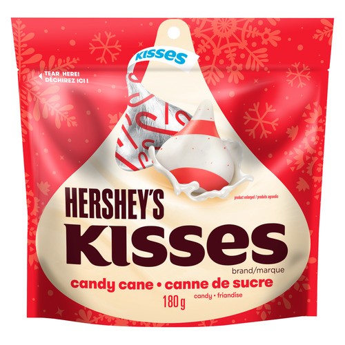 Hershey's Kisses Chocolate Candy Cane 180 g