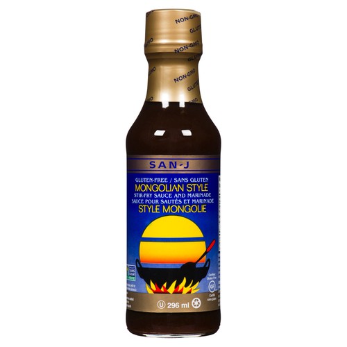 San J Stir Fry Sauce Mongolian Style 296 ml