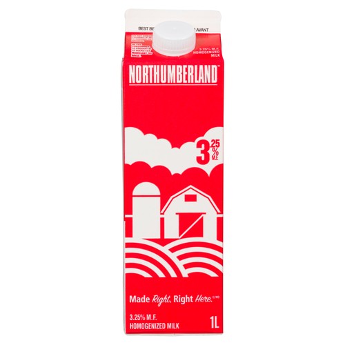 Northumberland  3.25% Milk Homogenized 1 L