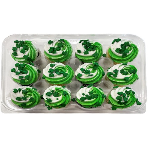 Top Dessert Mini Cupcakes St. Paddy Assorted 300 g (frozen)