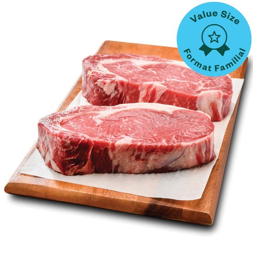 Sterling Silver Rib Eye Grilling Steak Family Size 