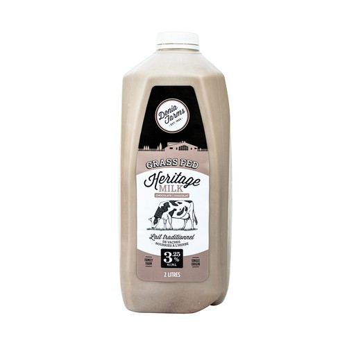 Donia Farms Grass Fed 3.25% Chocolate Milk 2 L