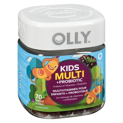 OLLY Kids Multi + Probiotic Gummies Yum Berry Punch 70 Count
