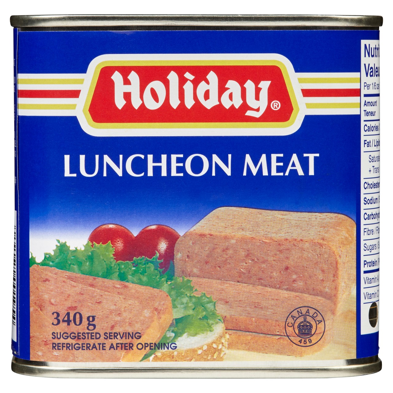 Holiday Canned Luncheon Meat 340 g - Voilà Online Groceries & Offers