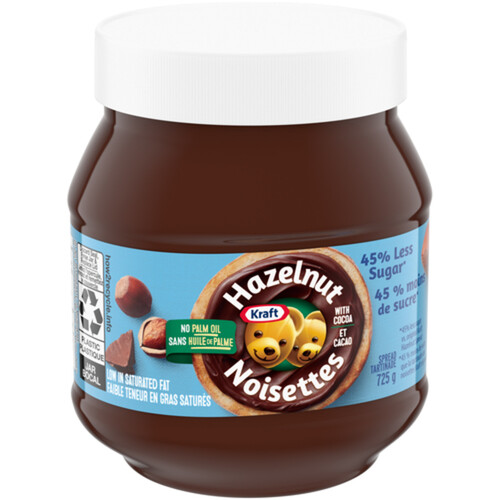 Kraft Less Sugar Spread Hazelnut With Coca 725 g