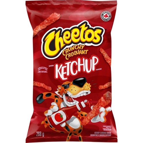 Cheetos Snacks Crunchy Ketchup Flavoured 268 g
