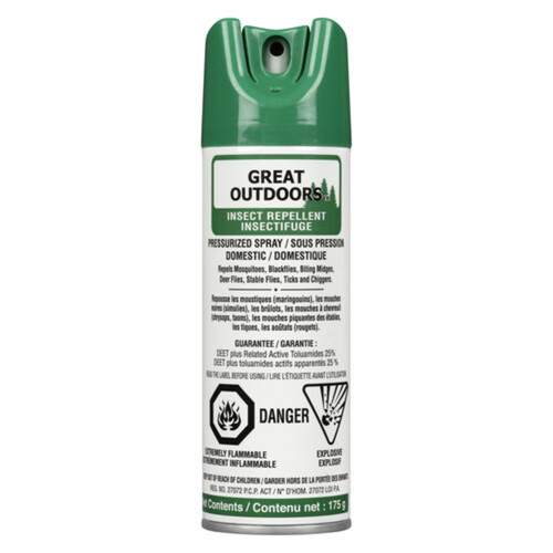 JR Watkins Insect Repellent Great Outdoors 25 Deet Adult Aerosol 175 g