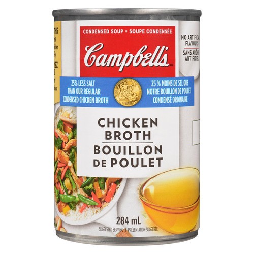 Campbell's Broth Reduced Sodium Chicken 284 ml