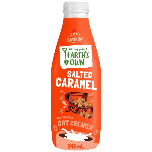 Earth's Own Gluten-Free Oat Coffee Creamer Salted Caramel 946ml