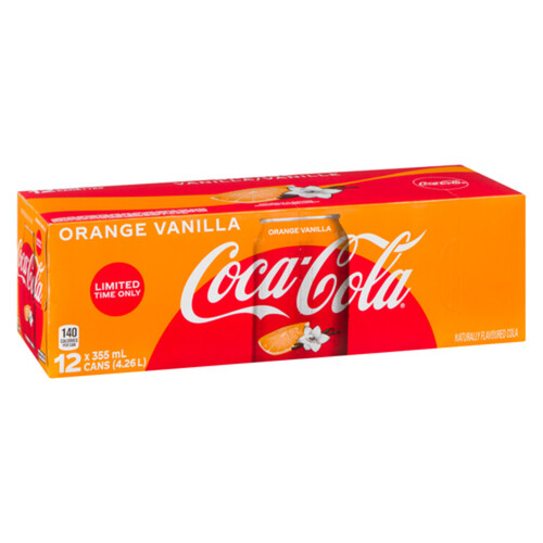 Coca-Cola Orange Vanilla 12 x 355 ml (cans) - Voilà Online