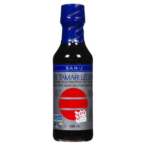 San-J Gluten-Free Soy Sauce Tamari Low Salt 296 ml