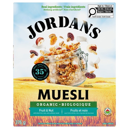 Jordans Organic Muesli Fruit & Nut 375 g