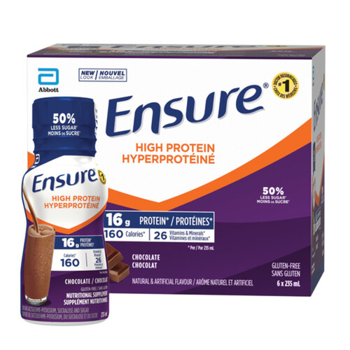 Ensure High Protein Nutritional Shake Chocolate 6 x 235 g 