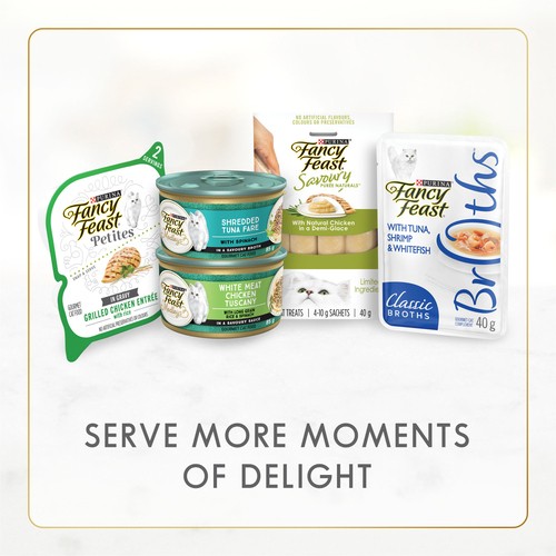 Fancy Feast Wet Cat Food Ocean White Fish & Tuna In Gravy 85 g