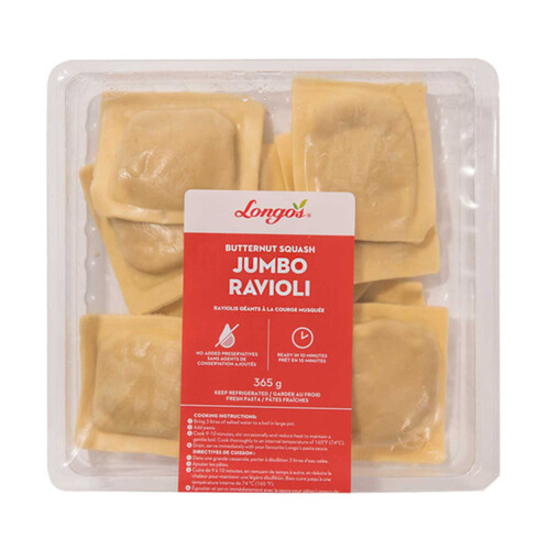 Longo's Jumbo Ravioli Butternut Squash 365 g