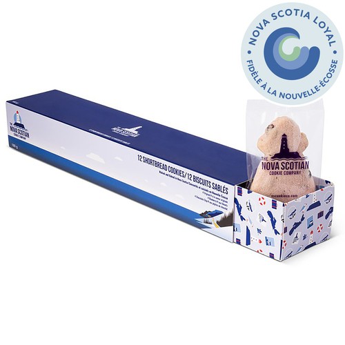 The Nova Scotian Cookie Company Assorted Shortbread Cookies 12 Pack 300 g