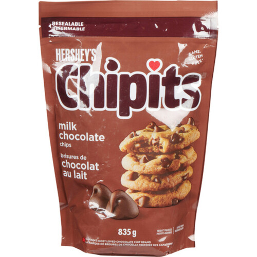Hershey's Gluten-Free Chipits Milk Chocolate Chips 835 g