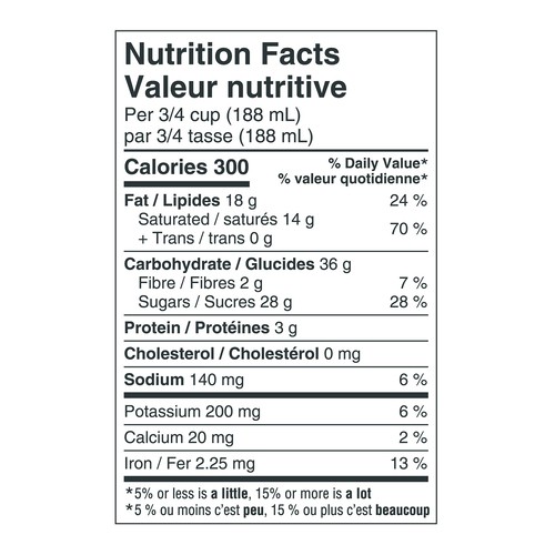 So Delicious Dairy-Free Cashew-Based Frozen Dessert Dark Chocolate Truffle 500 ml