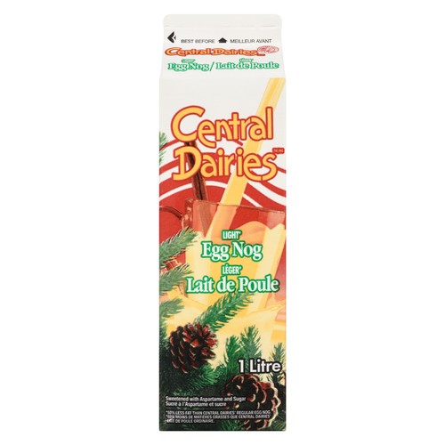 Central Dairies Eggnog Light 1 L