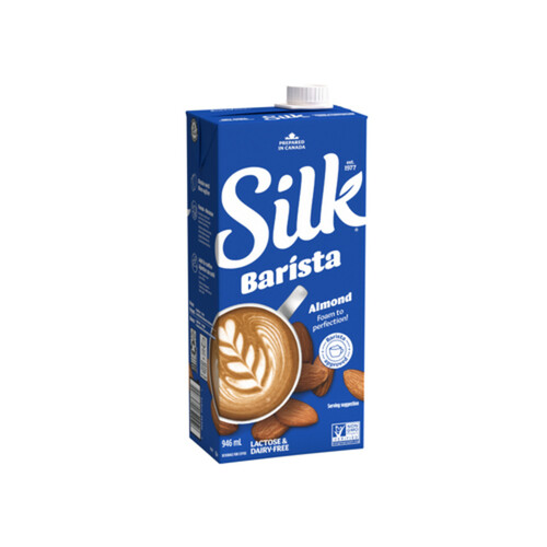Silk Dairy-Free Barista Almond For Coffee Shelf Stable 946 ml