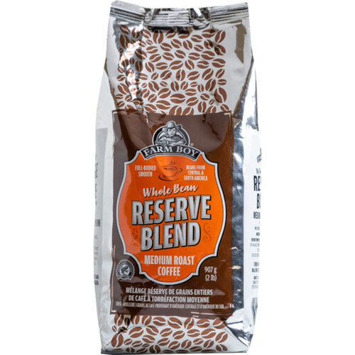 Farm Boy Whole Bean Coffee Blend Medium Roast 907 g