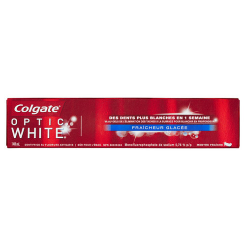 Colgate Optic White Cool Mint Toothpaste 140 ml