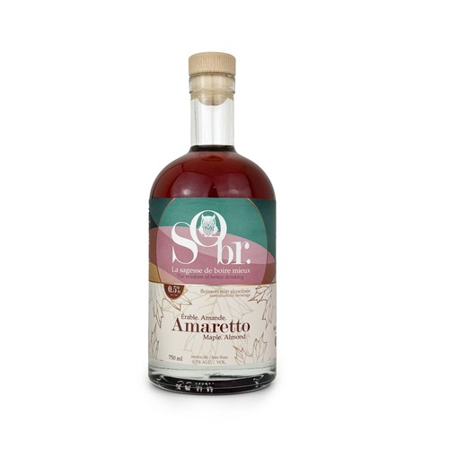 Sobr Non Alcoholic Drink Amaretto 750 ml (bottle)