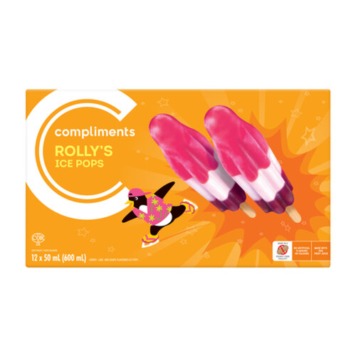 Compliments Rolly's Ice Pops 12 x 50 ml