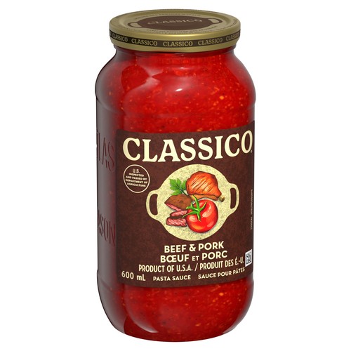 Classico Pasta Sauce Beef & Pork 600 ml