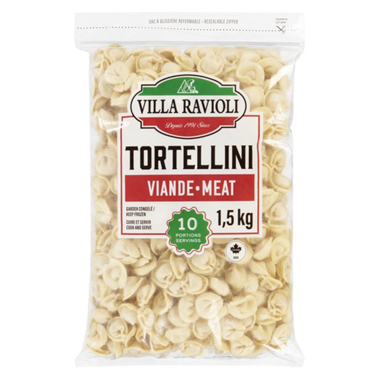 Villa Ravioli Tortellini Stuffed With Meat 1.5 kg - Voilà Online ...