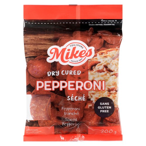 Mikes Deli Sliced Dry Pepperoni 200 g