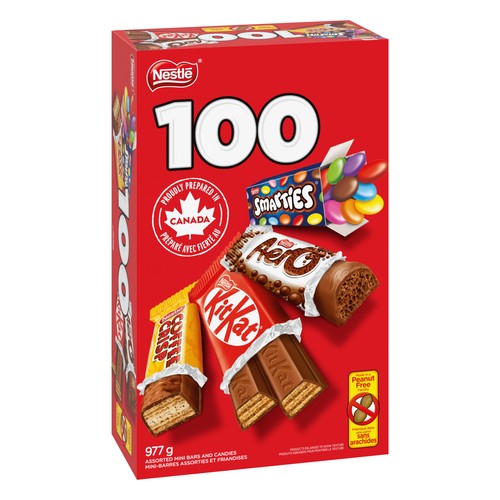 Nestle Peanut-Free Chocolate Assorted Minis 100 Pack 977 g