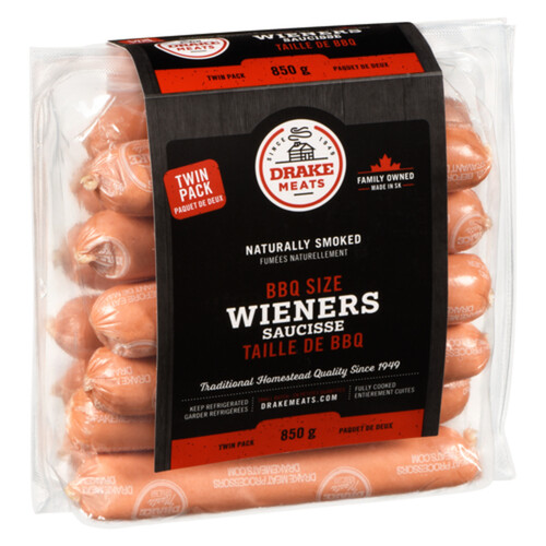 Drake Meat Processors BBQ Wieners 850 g