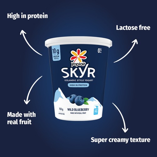 Yoplait Skyr Yogurt Blueberry 750 g