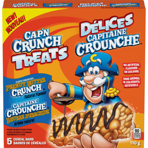 Cap'n Crunch Cereal Bar Peanut Butter 110 g