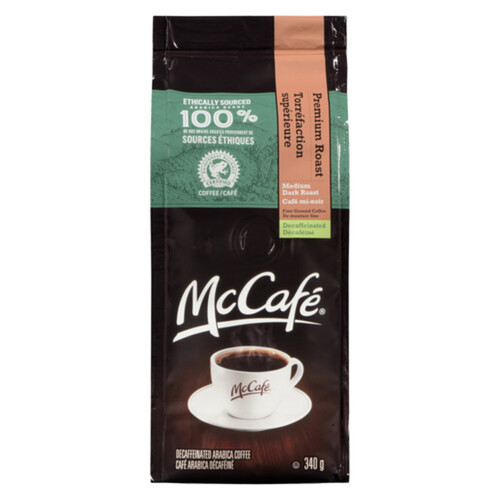 McCafé Decaffeinated Ground Coffee Premium Roast 340 g