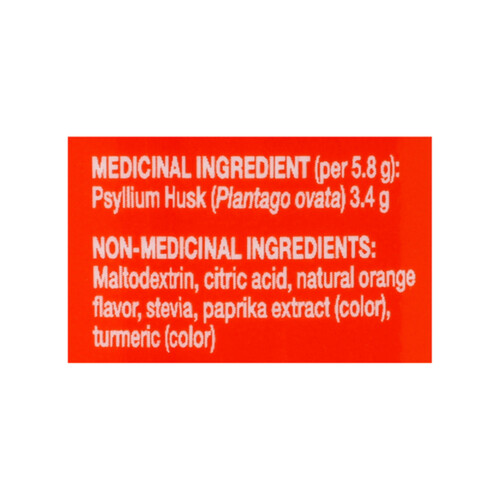 Metamucil Natural Smooth Supplement Orange 421 g