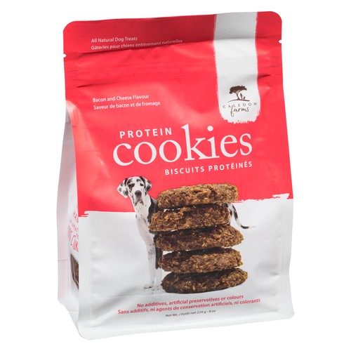 Caledon Farms Dog Treats Protein Cookie Bacon And Cheese 224 g