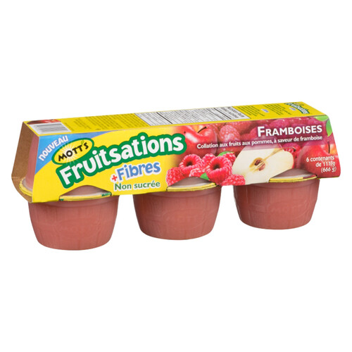 Mott's Fruitsations +Fibre Fruit Snack Apple Raspberry 6 x 111 g