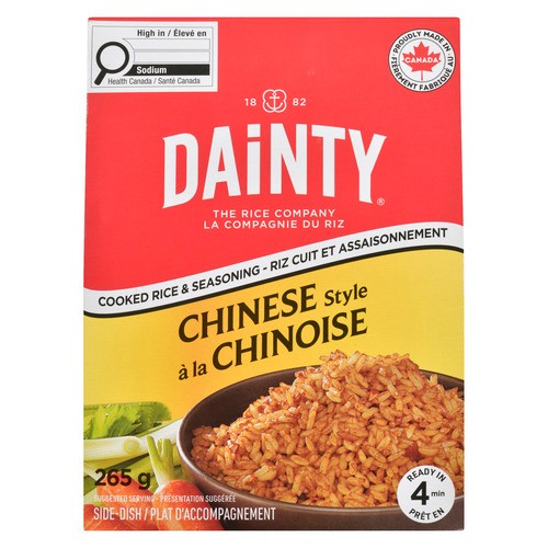 Dainty Cooked Rice & Seasoning Chinese Style 265 g