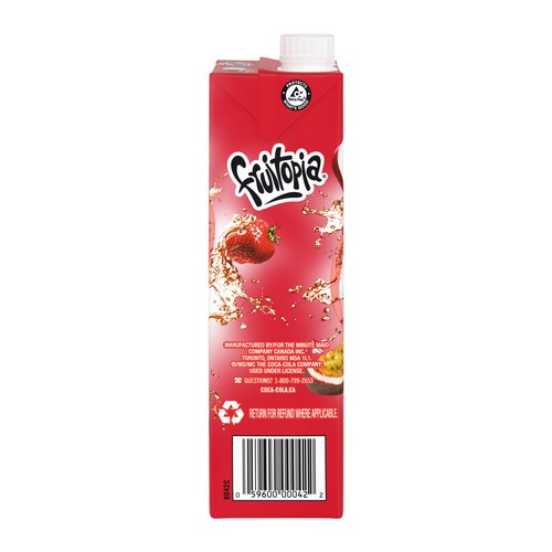 Fruitopia Juice Strawberry Passion Awareness 1 L  (carton)