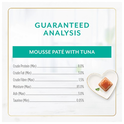 Fancy Feast Gems Wet Cat Food Mousse Paté With Tuna 2 x 57 g