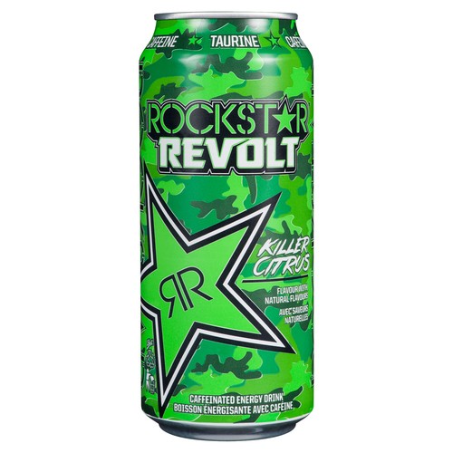 Rockstar Revolt Energy Drink Killer Citrus 473 ml - Voilà Online Rockstar Revolt Energy Drink Killer Citrus 473 ml - Voilà Online